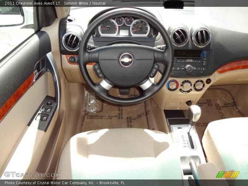 Summit White / Neutral 2011 Chevrolet Aveo Aveo5 LT