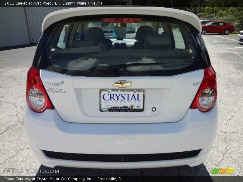 Summit White / Neutral 2011 Chevrolet Aveo Aveo5 LT