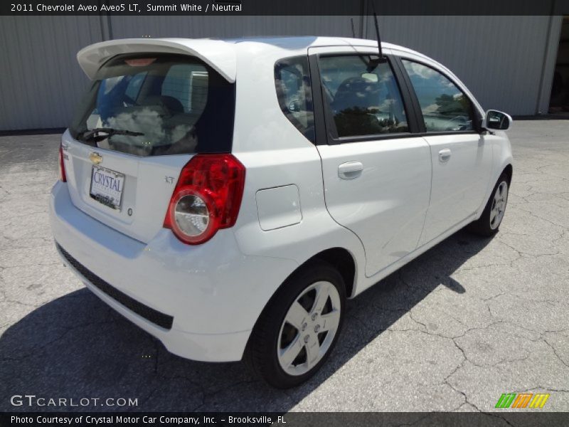 Summit White / Neutral 2011 Chevrolet Aveo Aveo5 LT