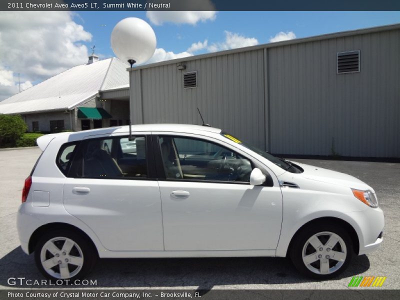 Summit White / Neutral 2011 Chevrolet Aveo Aveo5 LT