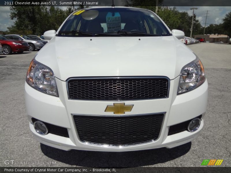 Summit White / Neutral 2011 Chevrolet Aveo Aveo5 LT