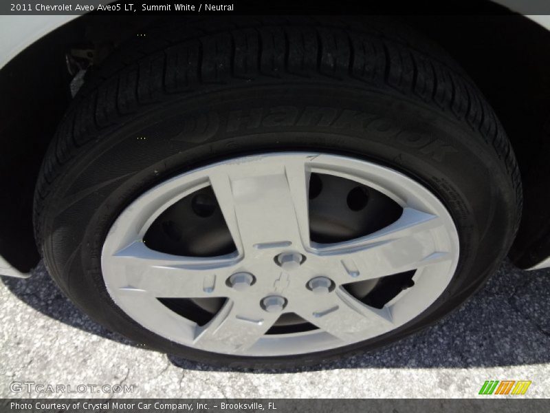 Summit White / Neutral 2011 Chevrolet Aveo Aveo5 LT