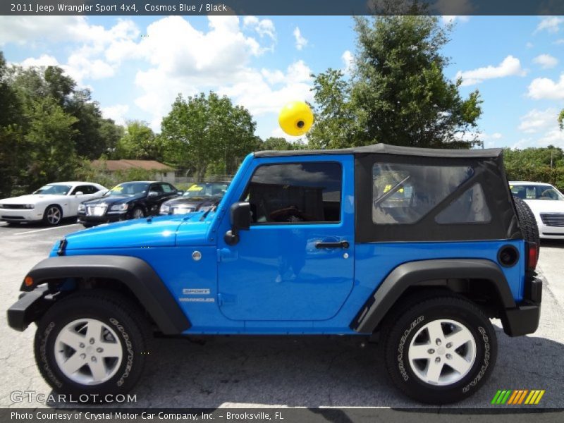 Cosmos Blue / Black 2011 Jeep Wrangler Sport 4x4