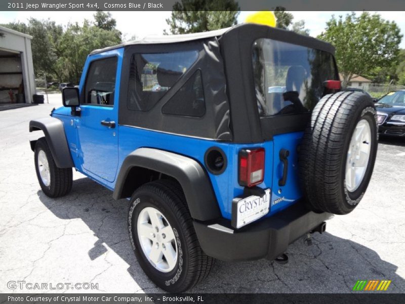 Cosmos Blue / Black 2011 Jeep Wrangler Sport 4x4
