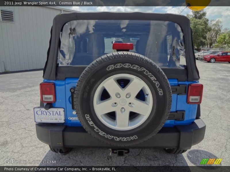 Cosmos Blue / Black 2011 Jeep Wrangler Sport 4x4