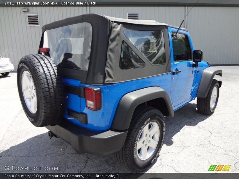 Cosmos Blue / Black 2011 Jeep Wrangler Sport 4x4