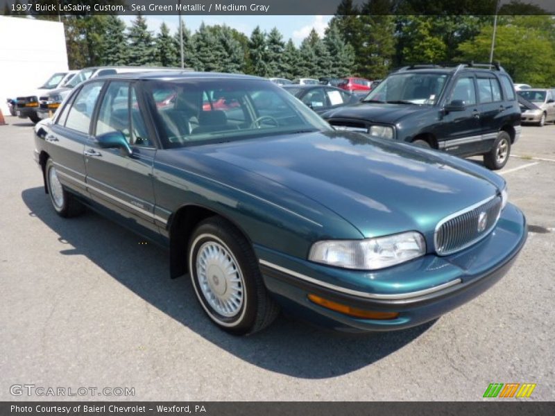 Sea Green Metallic / Medium Gray 1997 Buick LeSabre Custom