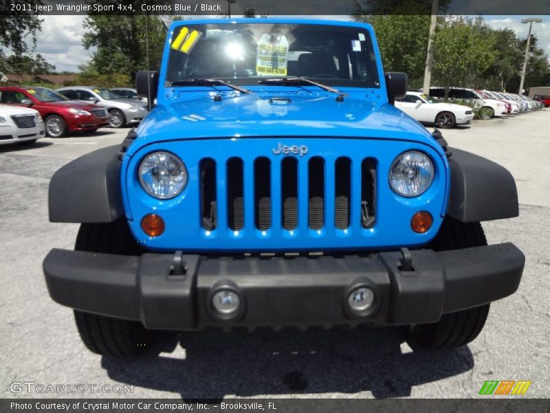 Cosmos Blue / Black 2011 Jeep Wrangler Sport 4x4