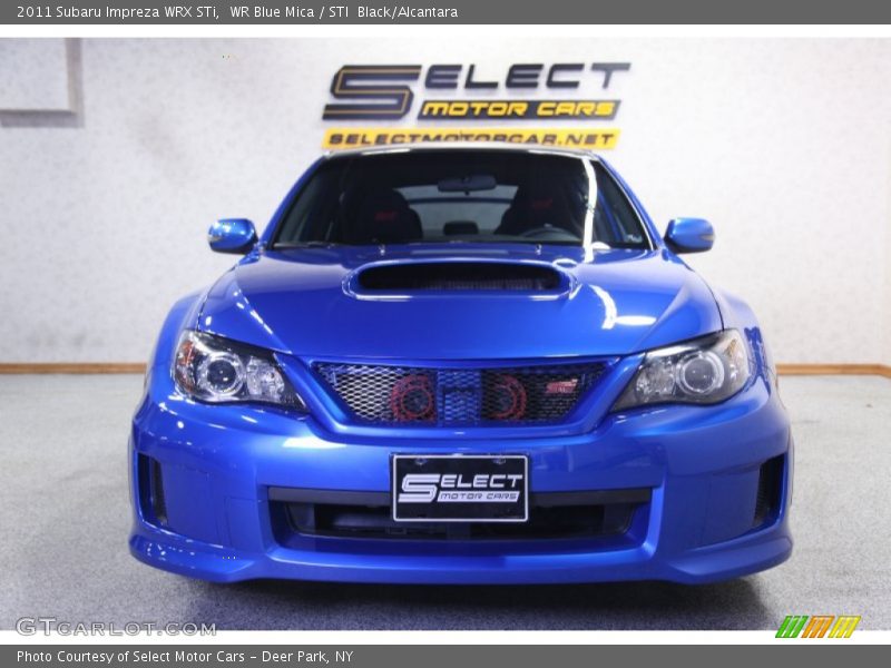 WR Blue Mica / STI  Black/Alcantara 2011 Subaru Impreza WRX STi