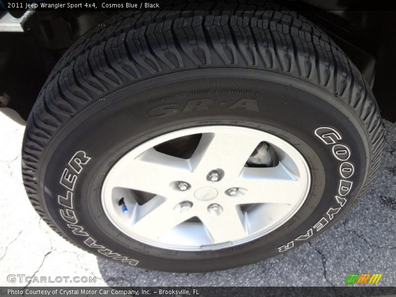 Cosmos Blue / Black 2011 Jeep Wrangler Sport 4x4