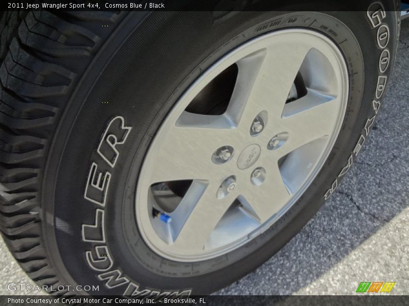 Cosmos Blue / Black 2011 Jeep Wrangler Sport 4x4