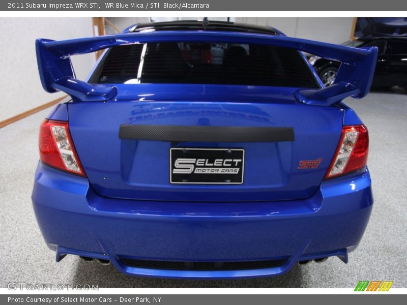 WR Blue Mica / STI  Black/Alcantara 2011 Subaru Impreza WRX STi