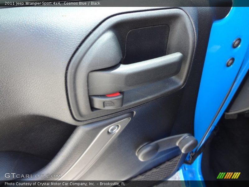 Cosmos Blue / Black 2011 Jeep Wrangler Sport 4x4