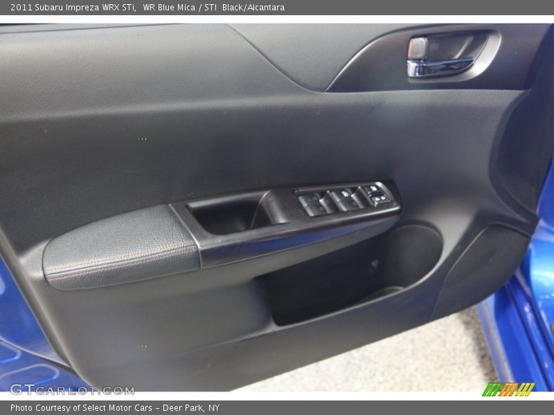 WR Blue Mica / STI  Black/Alcantara 2011 Subaru Impreza WRX STi
