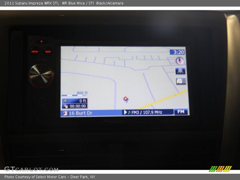 WR Blue Mica / STI  Black/Alcantara 2011 Subaru Impreza WRX STi
