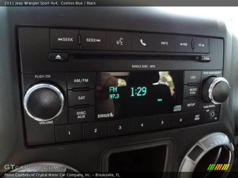 Cosmos Blue / Black 2011 Jeep Wrangler Sport 4x4