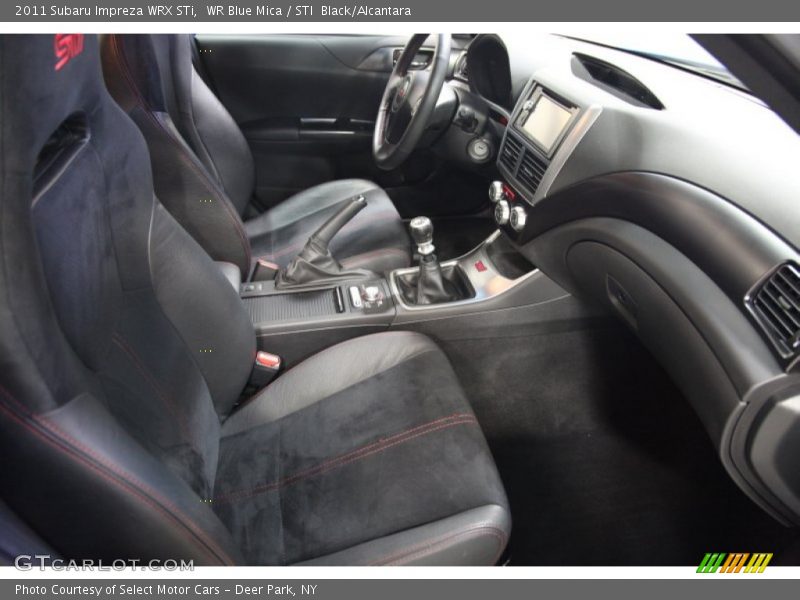 WR Blue Mica / STI  Black/Alcantara 2011 Subaru Impreza WRX STi