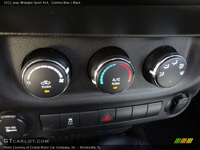 Cosmos Blue / Black 2011 Jeep Wrangler Sport 4x4
