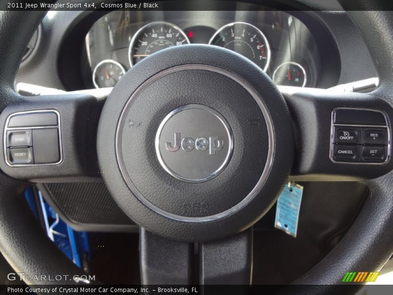 Cosmos Blue / Black 2011 Jeep Wrangler Sport 4x4