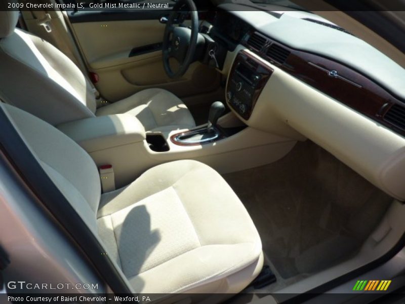 Gold Mist Metallic / Neutral 2009 Chevrolet Impala LS