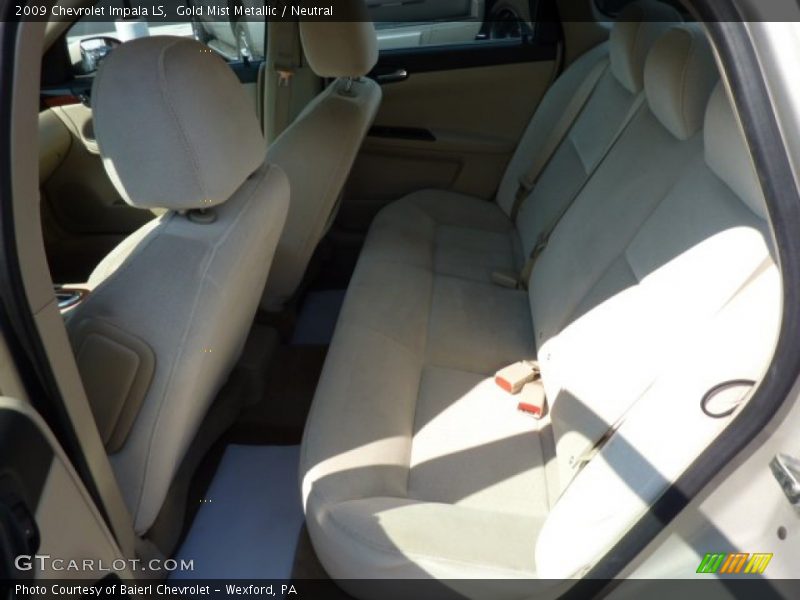 Gold Mist Metallic / Neutral 2009 Chevrolet Impala LS