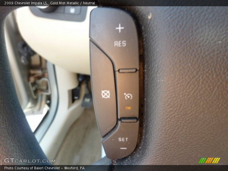 Gold Mist Metallic / Neutral 2009 Chevrolet Impala LS
