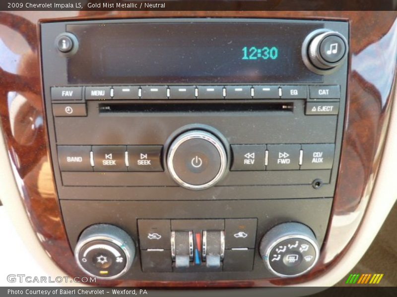 Gold Mist Metallic / Neutral 2009 Chevrolet Impala LS