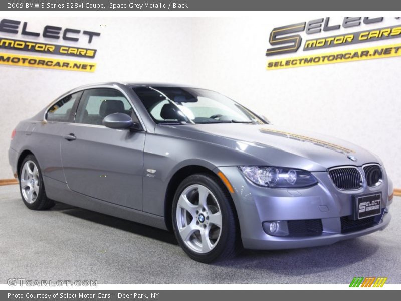 Space Grey Metallic / Black 2009 BMW 3 Series 328xi Coupe