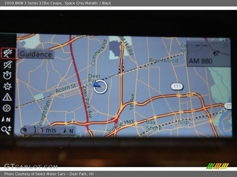 Space Grey Metallic / Black 2009 BMW 3 Series 328xi Coupe