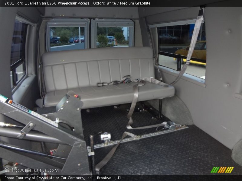  2001 E Series Van E250 Wheelchair Access Medium Graphite Interior