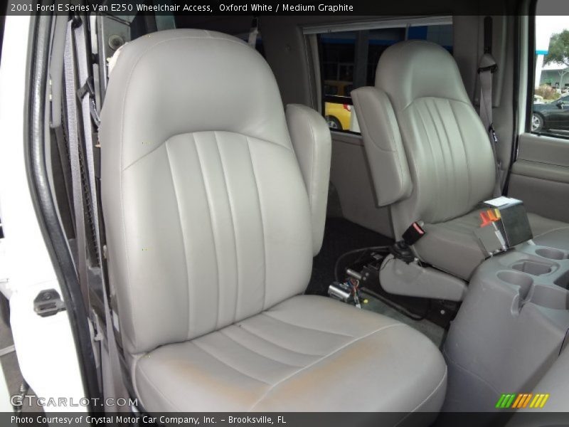 Front Seat of 2001 E Series Van E250 Wheelchair Access