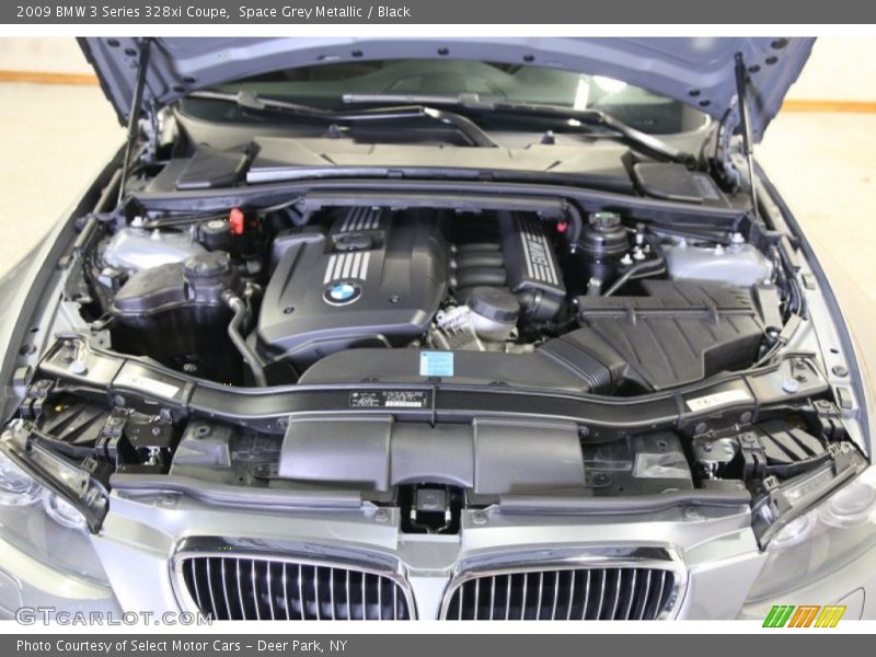 Space Grey Metallic / Black 2009 BMW 3 Series 328xi Coupe