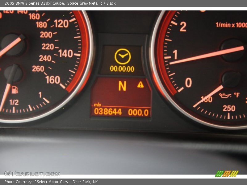 Space Grey Metallic / Black 2009 BMW 3 Series 328xi Coupe