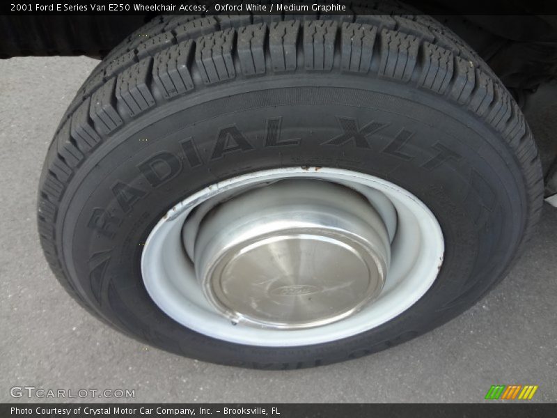 Oxford White / Medium Graphite 2001 Ford E Series Van E250 Wheelchair Access