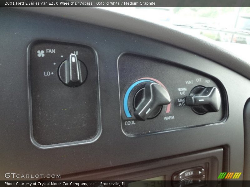 Controls of 2001 E Series Van E250 Wheelchair Access