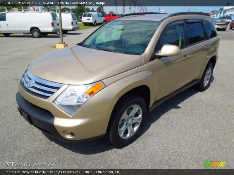 Prairie Gold Metallic / Beige 2007 Suzuki XL7 Luxury AWD