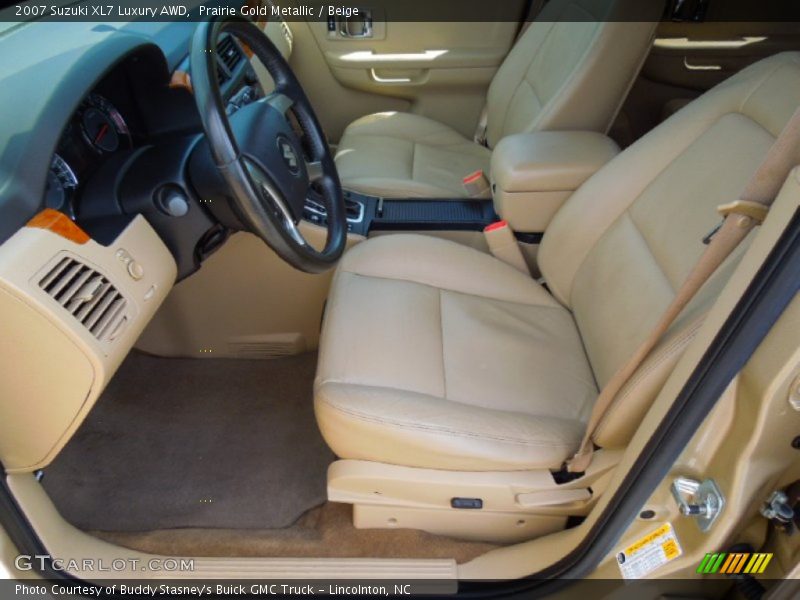 Prairie Gold Metallic / Beige 2007 Suzuki XL7 Luxury AWD