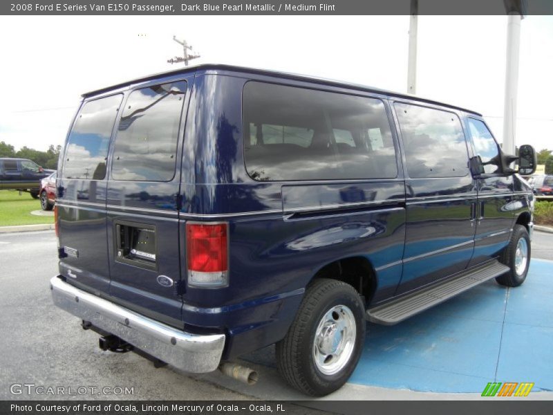 Dark Blue Pearl Metallic / Medium Flint 2008 Ford E Series Van E150 Passenger