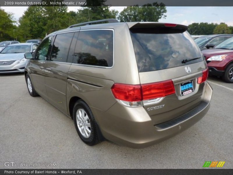 Mocha Metallic / Ivory 2009 Honda Odyssey EX