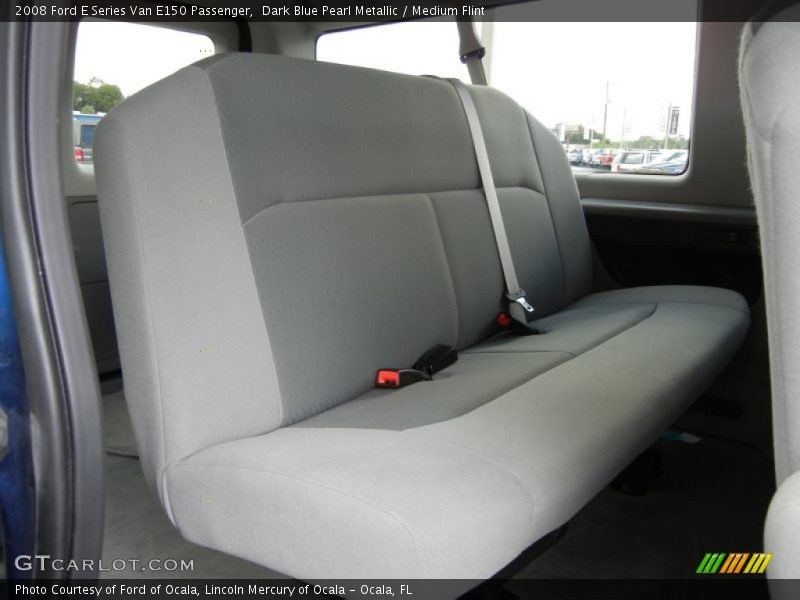Dark Blue Pearl Metallic / Medium Flint 2008 Ford E Series Van E150 Passenger