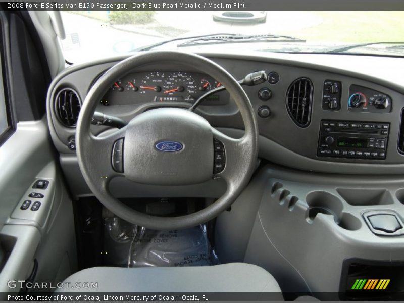 Dashboard of 2008 E Series Van E150 Passenger