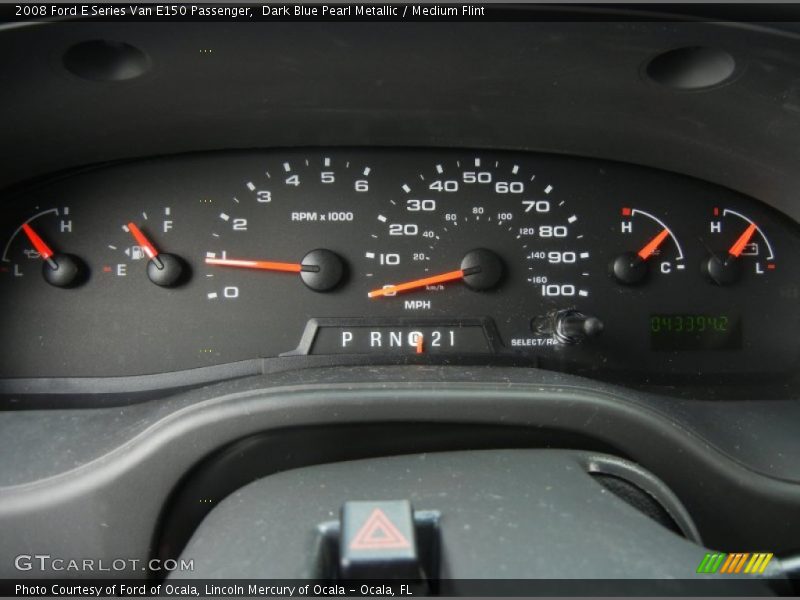  2008 E Series Van E150 Passenger E150 Passenger Gauges