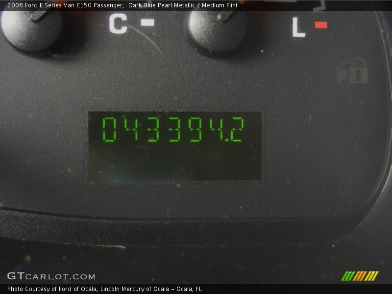 Dark Blue Pearl Metallic / Medium Flint 2008 Ford E Series Van E150 Passenger