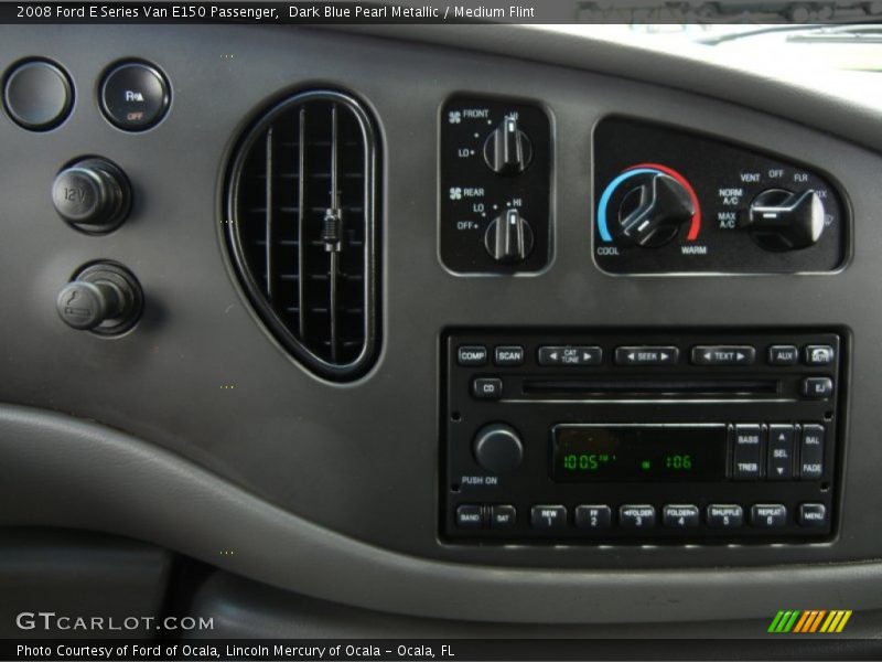 Controls of 2008 E Series Van E150 Passenger