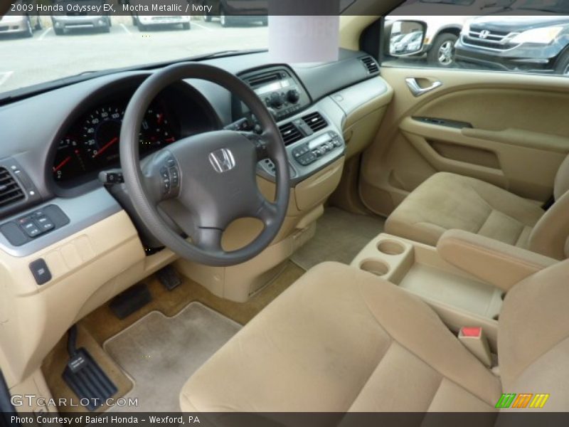 Mocha Metallic / Ivory 2009 Honda Odyssey EX
