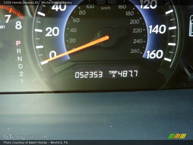 Mocha Metallic / Ivory 2009 Honda Odyssey EX