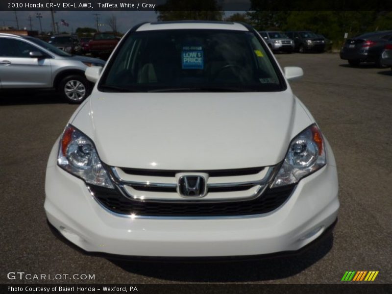 Taffeta White / Gray 2010 Honda CR-V EX-L AWD