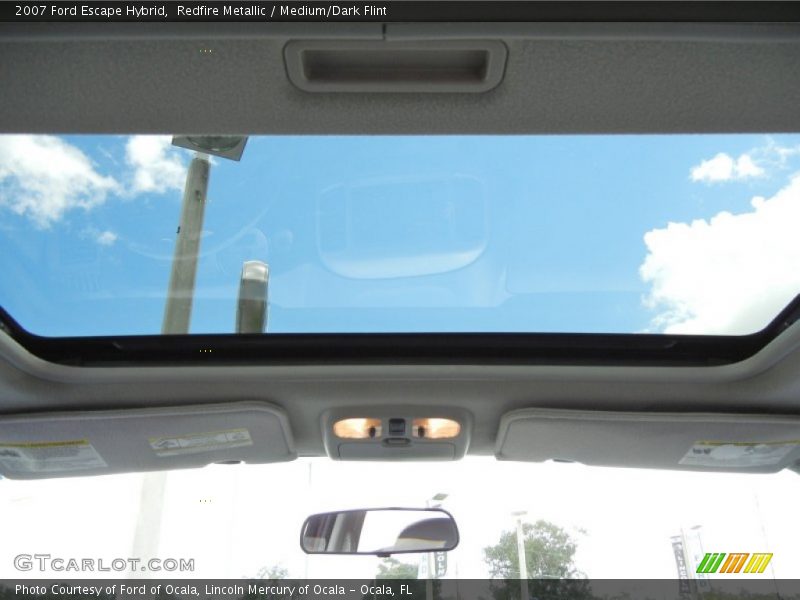 Redfire Metallic / Medium/Dark Flint 2007 Ford Escape Hybrid