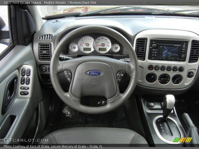 Dashboard of 2007 Escape Hybrid