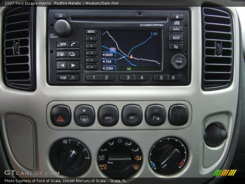 Controls of 2007 Escape Hybrid